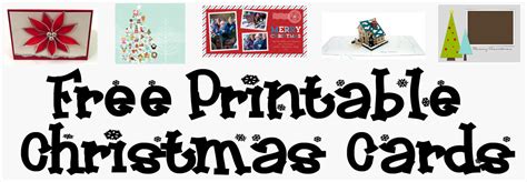 Free Printable Christmas Card Templates – AllCrafts Free Crafts Update