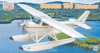 Cessna 150 with Floats Bush Plane Plastic Model Airplane Kit 1/48 Scale ...