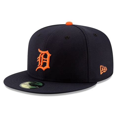 Detroit Tigers New Era Road Authentic Collection On-Field Logo 59FIFTY ...