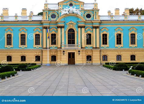 The Mariinsky Palace in Kyiv on F Dnipro, Next To Ukrainian Parliament Verkhovna Rada, is ...