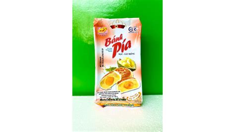 Pia cake mung bean durian (Bánh pía đậu xanh sầu riêng) 400g - Bimben ...