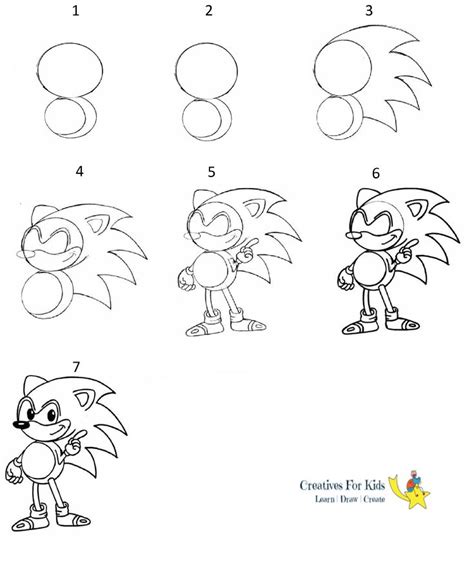 21+ Sonic Drawing Step By Step | ArfaanMahrianne