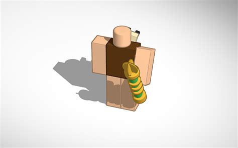 3D design roblox booga booga guy with money maker and shelly bag :D ...