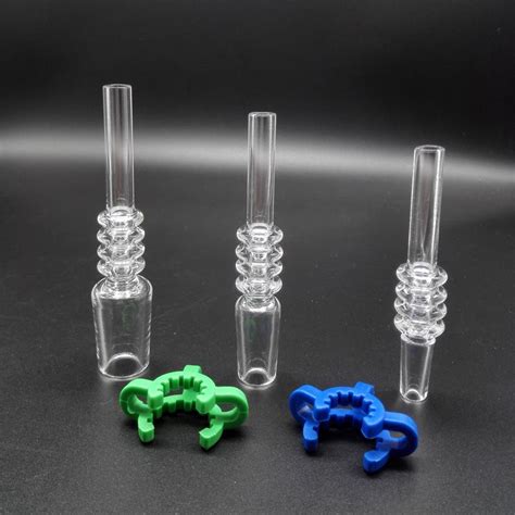 2019 10mm 14mm 18mm Quartz Dab Straw Tips For Mini Nectar Collector Kits Quartz Banger Nail For ...