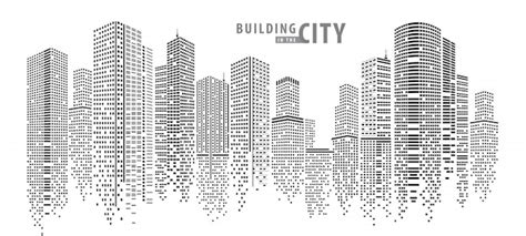 Premium Vector | Building in the city