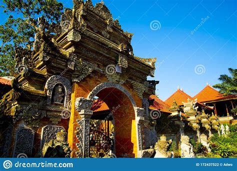 Ubud Palace stock photo. Image of bali, palace, ubud - 172437522