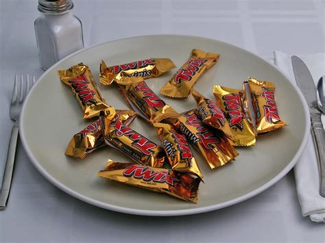 Calories in 8 piece(s) of Twix - Mini.