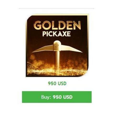 Golden Pickaxe - Fx EA Download