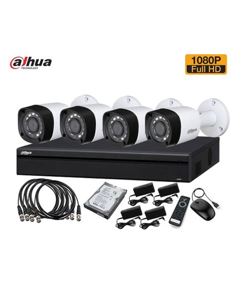 4 CCTV Cameras Package – Dahua 1080P – 2MP – Buy Best Price HD CCTV ...