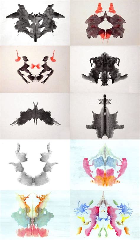 Rorschach Test Cards | Psychology | Pinterest | The o'jays, Ink and ...