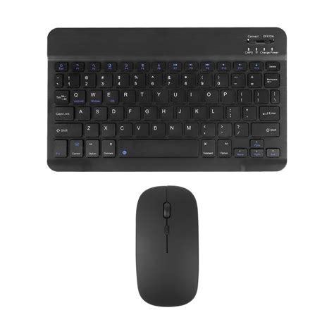 Dpisuuk 10 inch Wireless Bluetooth Keyboard Mouse Comb, Ultra-Slim ...