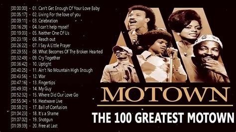 The 100 Greatest Motown Classic Songs Of All Time - Best Of Motown Class... | Classic songs ...