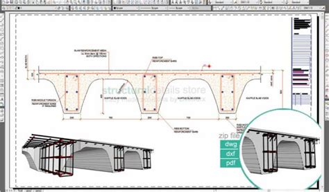 Waffle Slab Cross Section and it’s Reinforcement Details – Engineering Feed