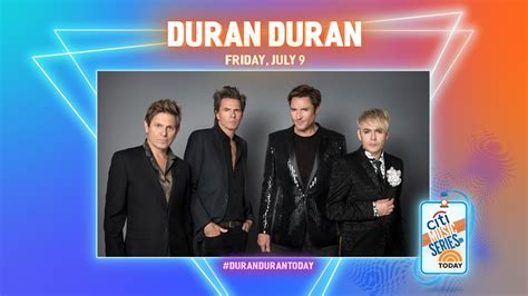 Duran Duran will be doing a special performance of “INVISIBLE” on the @TODAY Show Friday, July ...