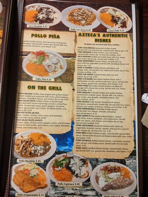 Menu at El Azteca Mexican Grill desserts, Sneedville