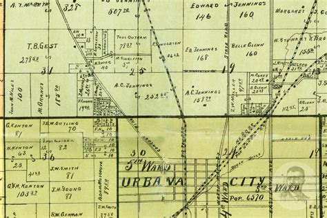 Vintage Champaign County Map 1894 Old Map of Champaign | Etsy