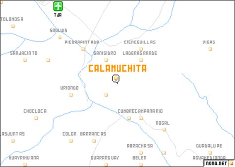 Calamuchita (Bolivia) map - nona.net