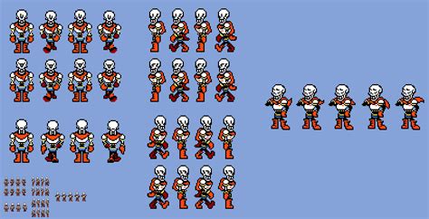 [Undertale] Papyrus V3 OW Sprite by EllistandarBros on DeviantArt