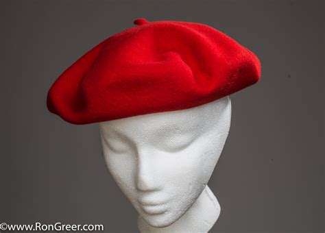 11 inch (28cm) Basque Beret, in: Black, Red, Dark Blue, and custom ...