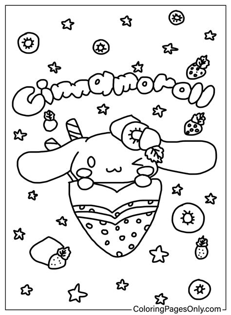 22 cinnamoroll coloring pages free pdf printables – Artofit