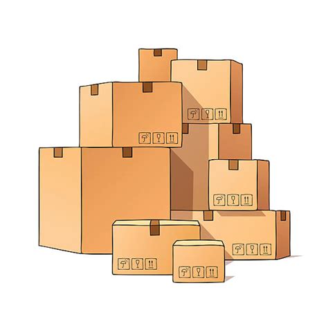 Royalty Free Stacked Boxes Clip Art, Vector Images & Illustrations - iStock