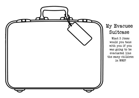 My Evacuee Suitcase by LM1995 - Teaching Resources - Tes