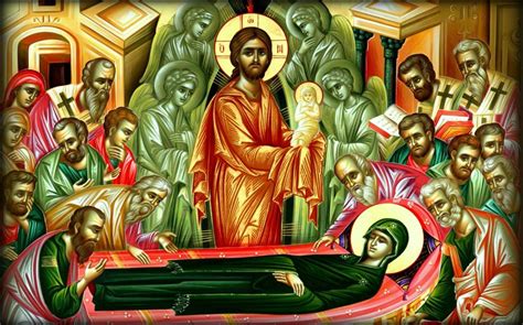 Dormition of the Theotokos | Painting, Art, Iconography