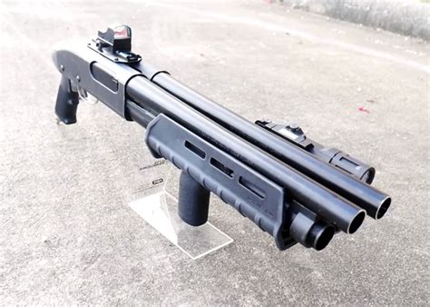 Double Barrel Tokyo Marui M870 Shotgun | Popular Airsoft: Welcome To The Airsoft World