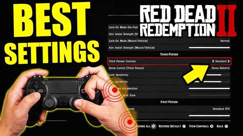 The 5 BEST Red Dead Redemption 2 CONTROLLER SETTINGS! RDR2 Settings For More RESPONSIVE CONTROLS ...