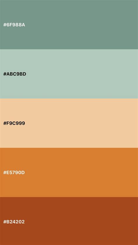 the color palette for an interior design project