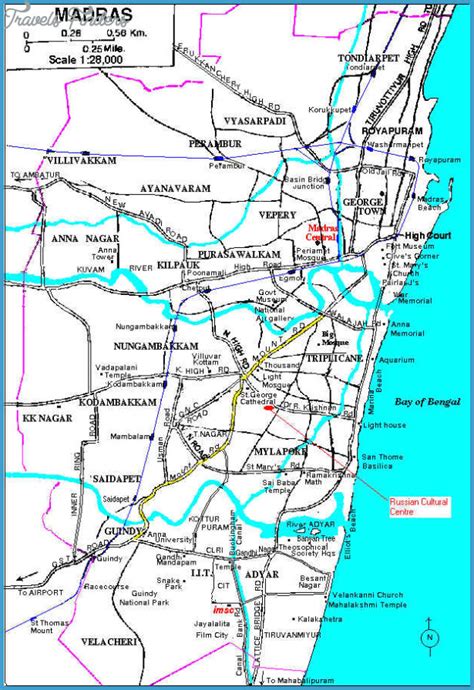 Chennai Districts Map Mapsofnet