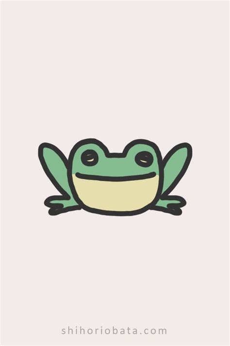 23 Easy Frog Drawing Ideas | Frog drawing, Easy drawings, Cute drawings