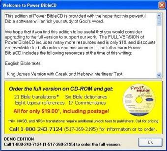 Power BibleCD 5.9 Download (Free trial) - BibleCD.exe