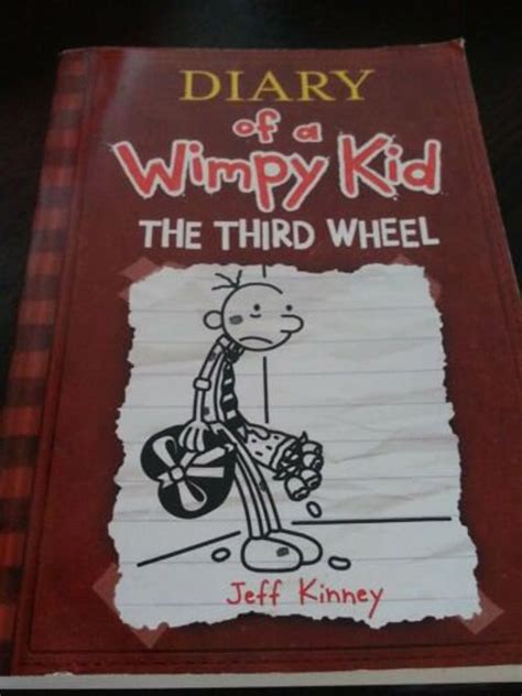 The Third Wheel Diary of a Wimpy Kid Book 7 Paperback | Etsy