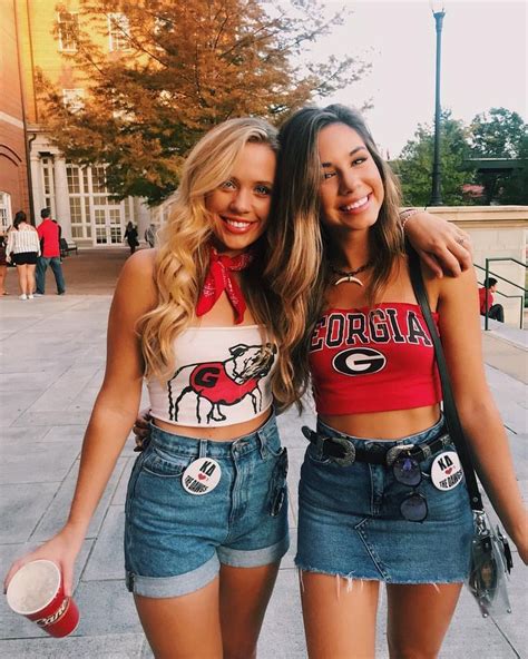 UGA game day outfits Natalie King | Uga gameday outfit, Gameday outfit, Football game outfit