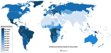 Global map of Christianity (1336x642] : r/MapPorn