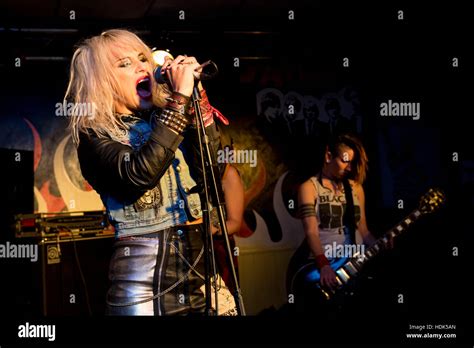 Barb Wire Dolls perform at The Yardbirds, Grimsby UK Featuring: Barb Wire Dolls, Isis Queen ...