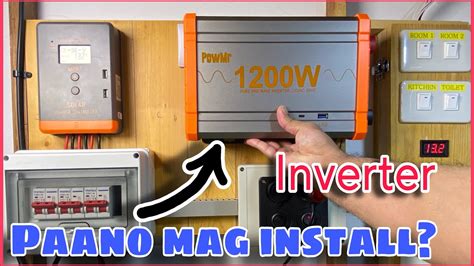 HOW TO INSTALL OFF-GRID SOLAR INVERTER - YouTube