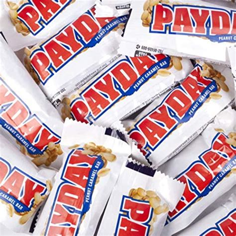 PayDay Snack Size Candy Bars 11.6oz Bag (approx 16 pcs), 2 Pack ...