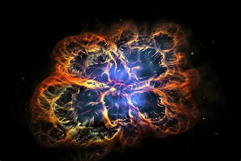 Capturing the intricate details of the Crab Nebula, a supernova remnant ...