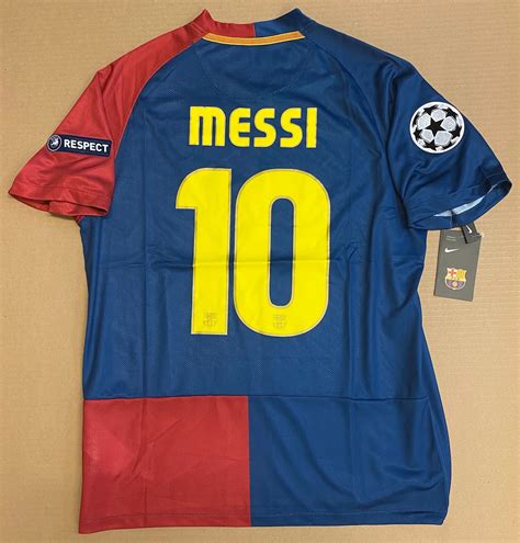 2009 Messi 10 Barcelona UCL Final Soccer Jersey Size Large | Etsy