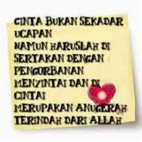 Cinta adalah pengorbanan