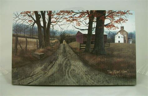 Billy Jacobs Stretched Canvas Print -10" x 6"- Primitive Country Wall ...