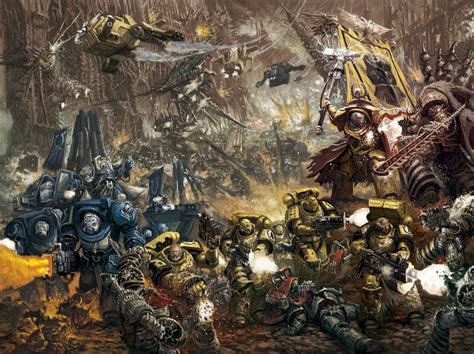 New and old Warhammer 40K arts