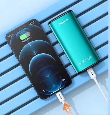 Portable Charger, Power Bank 10000mAh, Built-in 20wpd Fast Charging ...