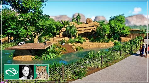 🐆 Designing a Black-and-White Ruffed Lemur Island Habitat in Abuya Zoo ...