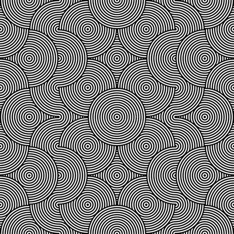 Vector Abstract Seamless Pattern.Modern Geometric Background.Repeated Monochrome Pattern with ...