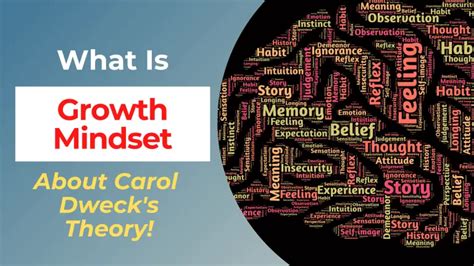 What is a Growth Mindset? Carol Dweck Theory Summary to Stop Binge ...