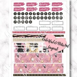 NEW YEAR PLANNER Stickers, Printable New Year Planner Stickers ...