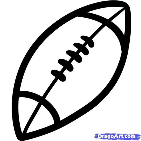 How To Draw A Football For Kids Step By Step Sports Pop